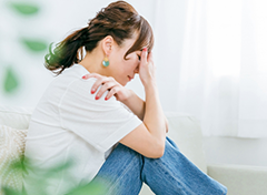 日中の活動量の減少